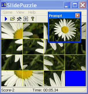 15 Slide Puzzle (เกมส์ 15 Slide Puzzle เรียงภาพ) : 