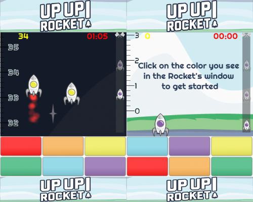 Up Up Rocket (App เกมส์ส่งจรวดขึ้นฟ้า) : 