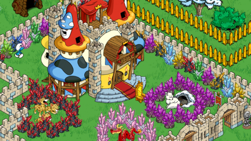 Smurfs Village (App เกมส์สร้างบ้านสเมิร์ฟ) : 