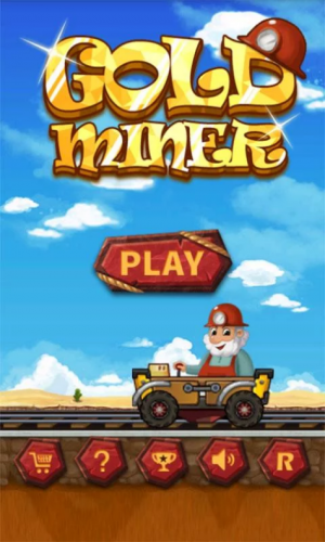 Gold Miner (App เกมส์รถเหมืองขุดทองล่าสมบัติ) : 