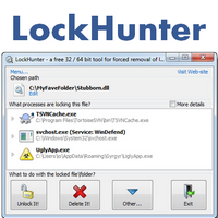 LockHunter (โปรแกรม LockHunter ลบไฟล์ ที่ถูกล็อคลบไม่ได้ ฟรี) : 