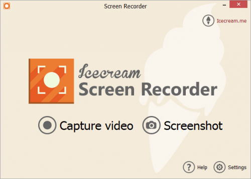 Icecream Screen Recorder (โปรแกรมอัดวิดีโอ และ จับภาพหน้าจอ ) : 