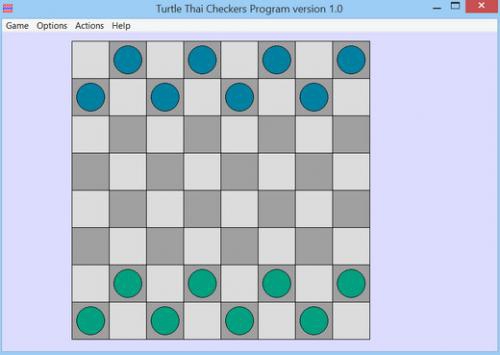 เกมส์หมากฮอสไทย (เกมส์ Turtle Thai Checkers บน PC) : 
