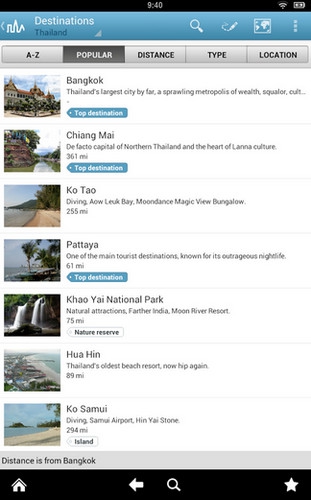 Thailand Travel Guide (App คู่มือการเดินทาง ในประเทศไทย) : 