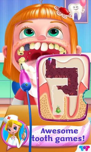 Dentist Mania Doctor X Clinic (App เกมส์ถอนฟัน) : 