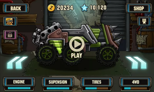 Zombie Road Racing (App เกมส์ขับรถทับซอมบี้สุดมันส์) : 