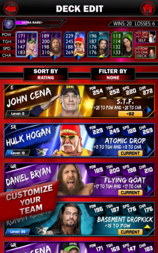 WWE SuperCard (App เกมส์การ์ดมวยปล้ำระดับโลก) : 