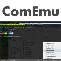 ConEmu (โปรแกรม cmd พิมพ์คำสั่ง สีสันสดใส) : 