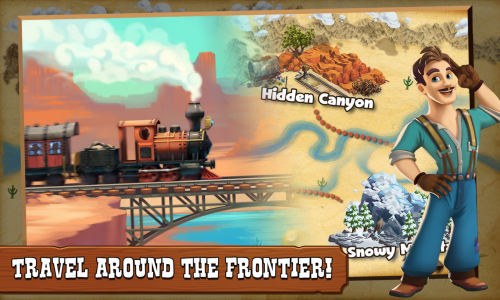Westbound Pioneer Adventure (App เกมส์สร้างเมืองตะวันตก) : 