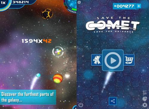 Save the Comet (App เกมส์ยิงดาวหาง) : 
