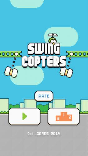 Swing Copters (App เกมส์บินหลบค้อนให้สูงที่สุด) : 