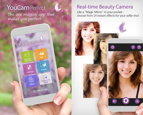 YouCam Perfect (App ถ่ายรูปเซลฟี) : 