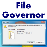 File Governor (โปรแกรมปลดล็อคไฟล์ โฟลเดอร์ ที่ลบ ย้าย ไม่ได้)