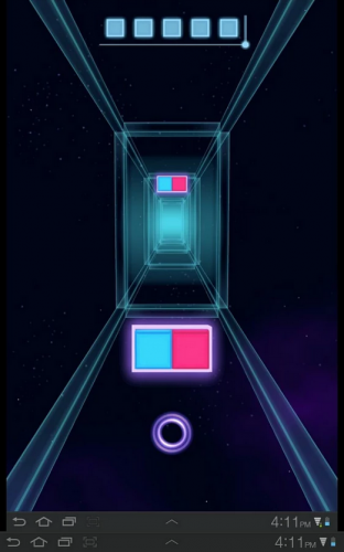 CubicTour (App เกมส์ต่อตึกลูกบาศก์เรืองแสง) : 
