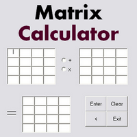 โปรแกรม คำนวณ เมทริกซ์ ทางคณิตศาสตร์ (Matrix Calculator) : 