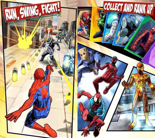 Spider-Man Unlimited (App เกมส์สไปเดอร์แมน) : 