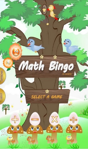Math BINGO (App เกมส์บิงโก คณิตศาสตร์แสนสนุก) : 