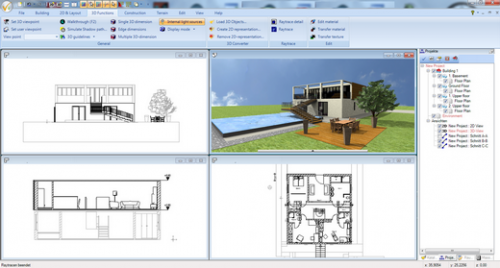 Ashampoo 3D CAD Architecture (โปรแกรมออกแบบสิ่งก่อสร้าง อาคาร สนาม 3 มิติ) : 