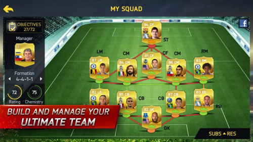 FIFA 15 Ultimate Team (App เกมส์ฟุตบอลฟีฟ่าสุดมันส์) : 