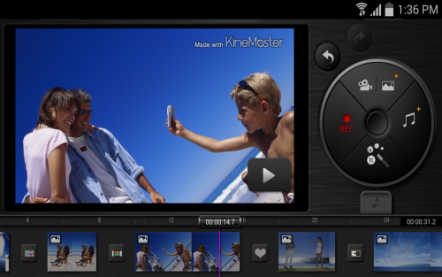 KineMaster (App ตัดต่อวิดีโอขั้นเทพสำหรับ Android) : 