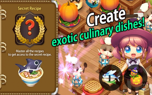 Chef de Bubble (App เกมส์ร้านอาหารเวทมนต์ในลูกแก้ว) : 