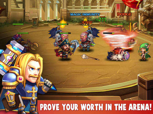 Heroes Charge (App เกมส์ฮีโร่ดอทเอต่อสู้สุดมันส์) : 