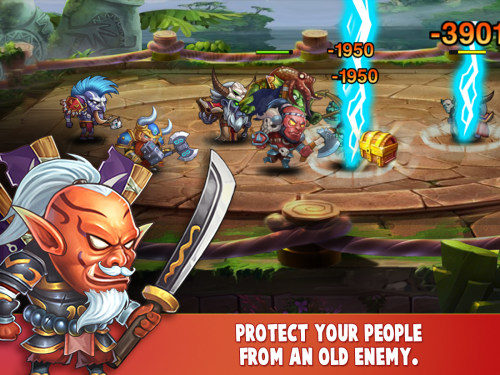 Heroes Charge (App เกมส์ฮีโร่ดอทเอต่อสู้สุดมันส์) : 