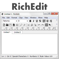 RichEdit (โปรแกรม RichEdit แก้ไขข้อความ ฟรี)
