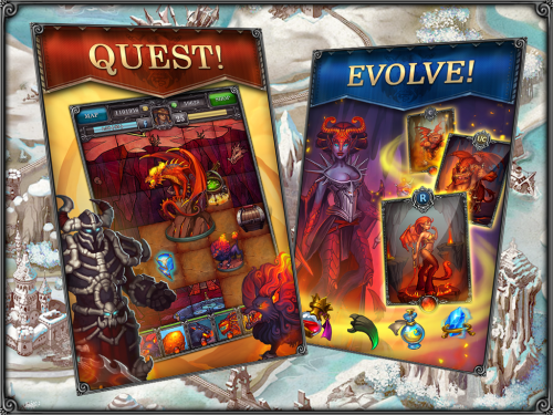 Dungeons of Evilibrium (App เกมส์การ์ดตะลุยดันเจี้ยน) : 