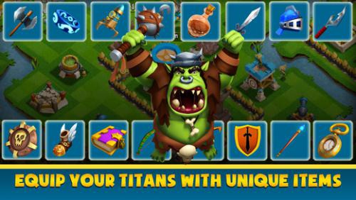 Titan Empires (App เกมส์ตีเมืองบุกอาณาจักรคนยักษ์) : 