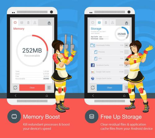 The Cleaner (App ลบไฟล์ขยะ Android เพิ่มความเร็ว Android) : 