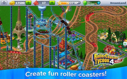 RollerCoaster Tycoon (App เกมส์โรลเลอร์โคสเตอร์) : 