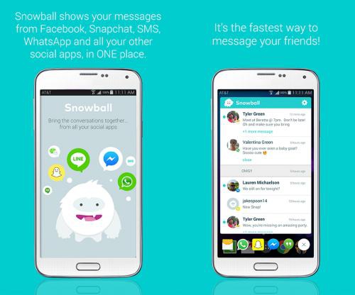 Snowball (App รวมข้อความแชท) : 