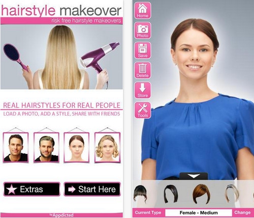 Hairstyle Makeover (App ตกแต่งทรงผมเก๋ๆ) : 