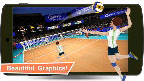 Volleyball Champions 3D 2014 (App เกมส์ชิงแชมป์วอลเล่บอล) : 