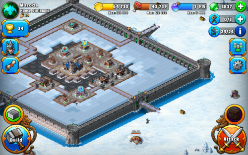 WinterForts Exiled Kingdom (App เกมส์วางแผนกันเมือง) : 