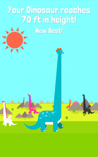 Dino Tower (App เกมส์ต่อคอหอยไดโนเสาร์ให้สูงที่สุด) : 