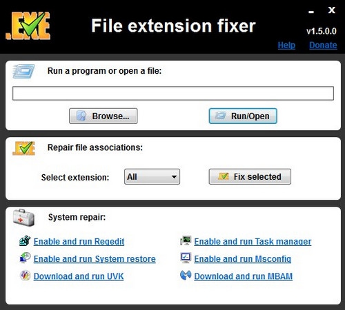 File Extension Fixer (โปรแกรมแก้ไขไฟล์ ซ่อมแซมไฟล์ ที่เปิดไม่ได้) : 