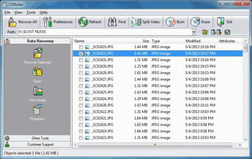 Cdroller (โปรแกรม Cdroller กู้ข้อมูลบนแผ่น Cd แผ่น Dvd) 11.91.70.0