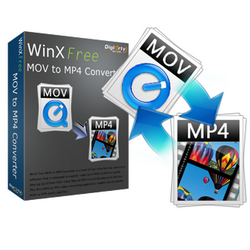 WinX Free MOV to MP4 Converter (โปรแกรมแปลงไฟล์ MOV เป็นไฟล์ MP4) : 