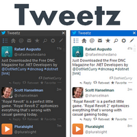 Tweetz Desktop (โปรแกรม Tweetz บนหน้าจอเดสท็อป ฟรี)