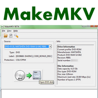 MakeMKV (โปรแกรม MakeMKV แปลงไฟล์ดีวีดีฟรี) : 