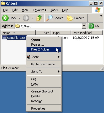 Files 2 Folder (โปรแกรมย้ายไฟล์ที่เลือก เข้าโฟลเดอร์ ที่ต้องการ) : 