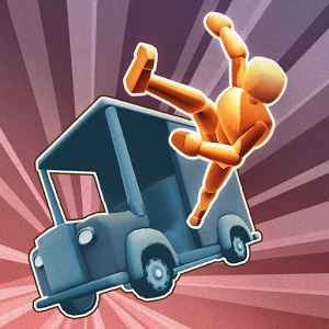 Turbo Dismount (App เกมส์จำลองรถชน) : 