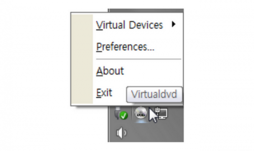 VirtualDVD (โปรแกรมจำลองไดรฟ์ CD DVD Blu-ray ใช้ฟรี) : 