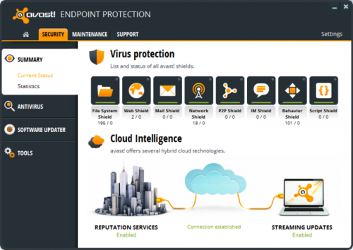 Avast Endpoint Protection (โปรแกรมป้องกันไวรัสภายในองค์กรทุกขนาด) : 