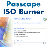 Passcape ISO Burner (ไรท์แผ่น CD DVD จาก ISO อิมเมจไฟล์) : 