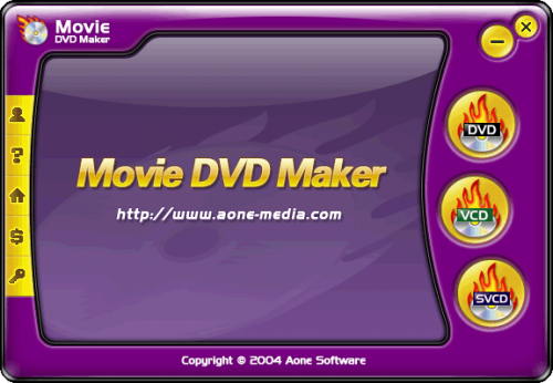 Movie DVD Maker (โปรแกรมไรท์แผ่นดีวีดี Movie DVD Maker) : 