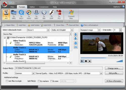 VSDC Free Video Converter (โปรแกรม แปลงไฟล์วิดีโอ ทุกรูปแบบ) : 