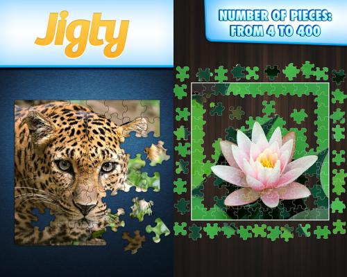Jigty Jigsaw Puzzles (App เกมส์ตัวต่อจิ๊กซอว์) : 